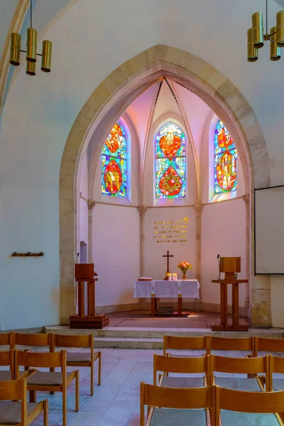 Tel Aviv Israel Mai 2022 Blick Das Innere Der Immanuelskirche — Stockfoto