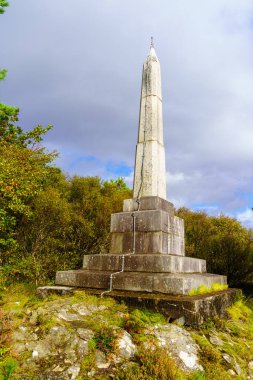 Plockton, İngiltere - 01 Ekim 2022: Lochalsh, İskoçya, İngiltere 'deki Murchison Anıtı