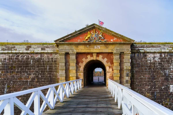 インヴァネス イギリス 2022年10月6日 イギリス スコットランド ハイランドにあるジョージ砦の入り口の眺め — ストック写真