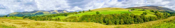 Panoramic View Landscape Countryside Yorkshire Dales National Park Cumbria England — Stock Photo, Image