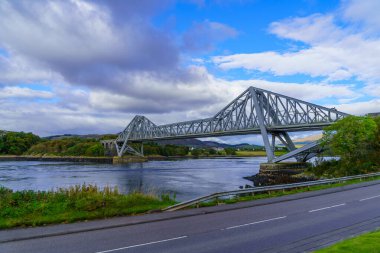 İskoçya 'nın batısındaki Connel Köprüsü manzarası, İngiltere
