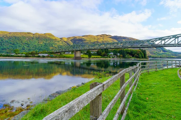 Vista Del Puente Ballachulish Las Highlands Occidentales Escocia Reino Unido —  Fotos de Stock