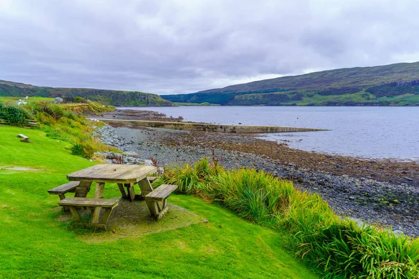Loch Bay Manzarası Waternish Yarımadası Manzarası Skye Adası Inner Hebrides — Stok fotoğraf