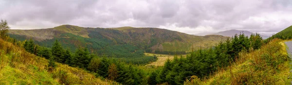 Panorámás Kilátás Völgyre Cwm Penamnen Snowdonia Nemzeti Park Északi Wales — Stock Fotó