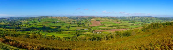 Panoramautsikt Över Landsbygden Brecon Beacons National Park Södra Wales Storbritannien — Stockfoto