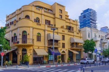 Tel Aviv, İsrail - 29 Kasım 2022: Neve Tzedek Mahallesi, Tel-Aviv, İsrail