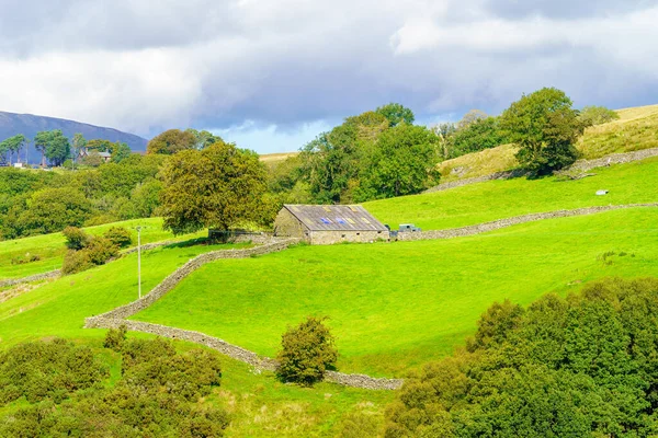 Vista Paisagem Campo Yorkshire Dales National Park Cumbria Inglaterra Reino — Fotografia de Stock