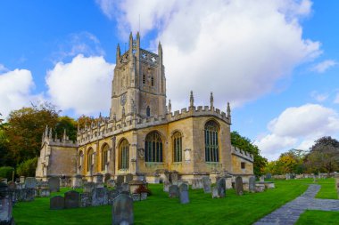 St Mary Kilisesi, Fairford, Cotswolds bölgesi, İngiltere, İngiltere