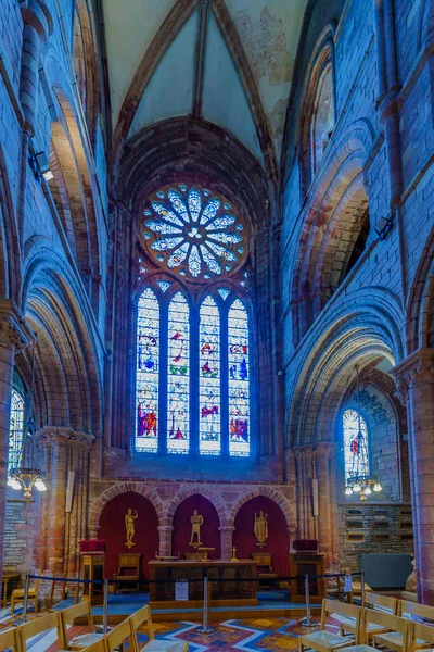 Kirkwall Royaume Uni Octobre 2022 Vue Intérieur Cathédrale Saint Magnus — Photo