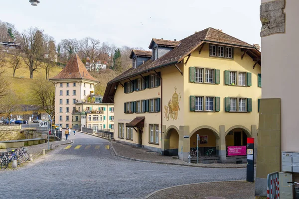 스위스 2023 스위스 베른에 지역민 방문객들 브루크 다리의 — 스톡 사진