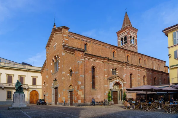 Monza Itálie Února 2023 Pohled Kostel San Pietro Martire Jeho — Stock fotografie