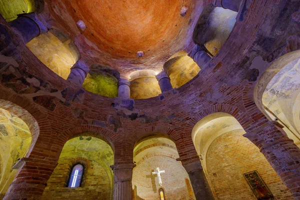 Mantua Włochy Lutego 2023 Widok Wnętrze Rotonda San Lorenzo Mantua — Zdjęcie stockowe