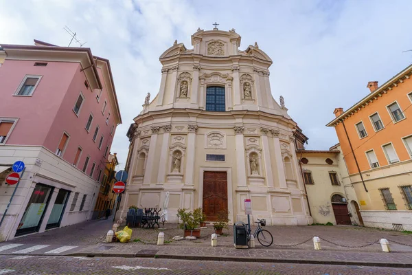 Mantua Italië Februari 2023 Zicht Kerk Van Maurice Chiesa San — Stockfoto
