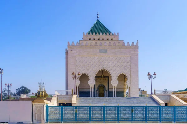 Rabat Marruecos Marzo 2023 Vista Del Mausoleo Mahoma Rabat Marruecos — Foto de Stock