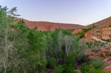 Dades Gorge manzarası, Yüksek Atlas Dağları, Orta Fas