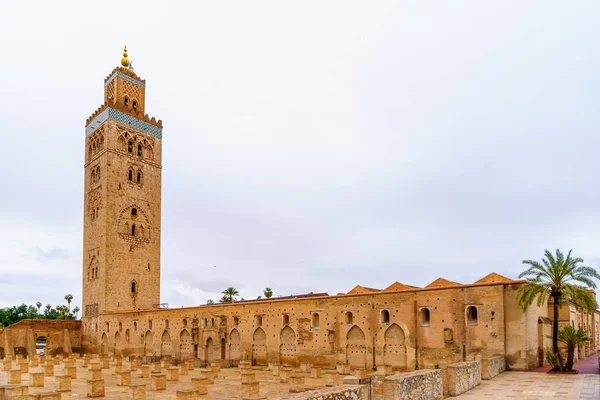 View Historic Kutubiyya Mosque Marrakesh Morocco — Stock Photo, Image