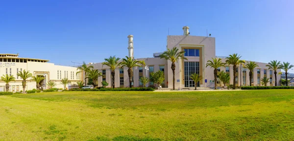 Haifa Israel May 2023 Panoramic View First Power Station Office — Stock Photo, Image