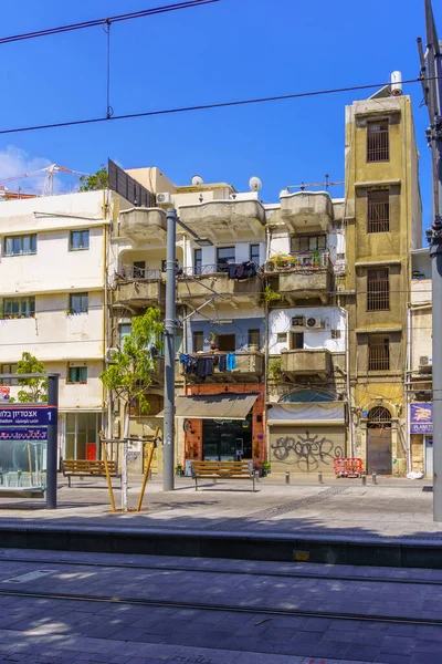 Tel Aviv Israël Mai 2023 Vue Boulevard Jérusalem Avec Vieux — Photo