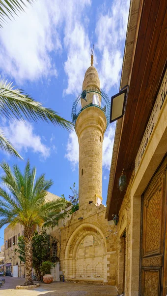 Άποψη Του Τζαμιού Siksik Στην Παλιά Τζαφά Τώρα Μέρος Του — Φωτογραφία Αρχείου