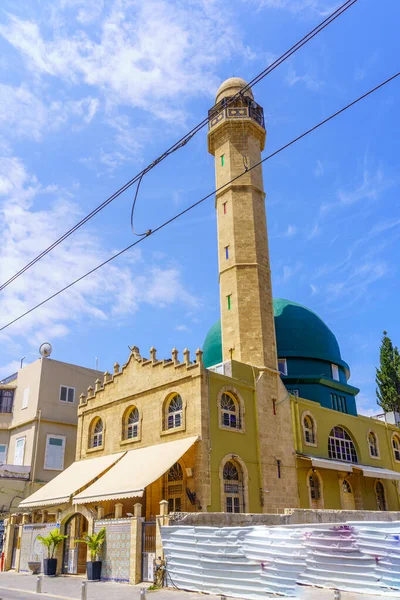 Pohled Mešitu Nuzha Jeruzalémě Boulevard Jaffa Nyní Část Tel Aviv — Stock fotografie