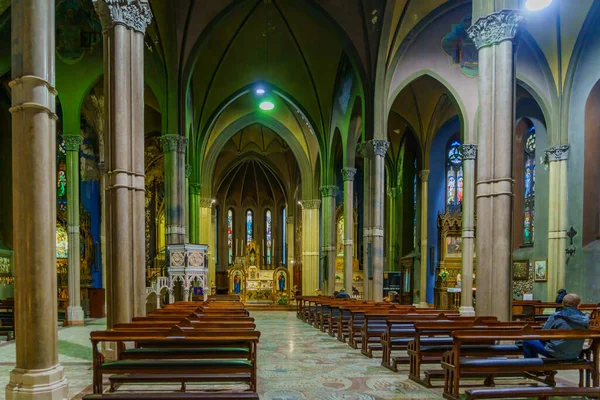 Monza Italien Februar 2023 Das Innere Der Kirche Santa Maria — Stockfoto
