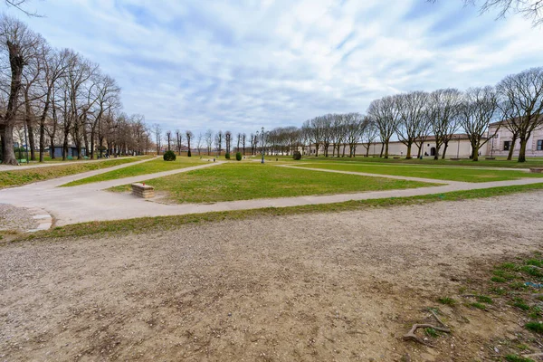 Uitzicht Het Tuinpark Van Het Palace Giardini Parco Mantua Mantova — Stockfoto