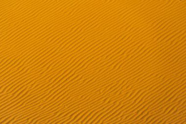 Merzouga, Sahra Çölü, Fas 'taki kum tepelerinin görüntüsü.