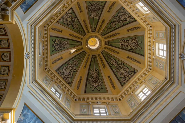 Турин Италия Февраля 2022 Года Вид Внутренний Купол Церкви Санта — стоковое фото