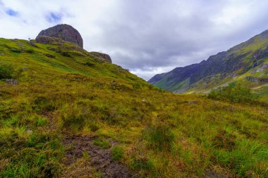 İskoçya 'nın batısındaki Glencoe Vadisi manzarası, İngiltere