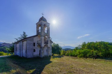 Rozhen 'deki St. Cyril ve Methodius Kilisesi, Pirin Dağları, güney Bulgaristan