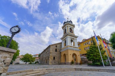 Bulgaristan 'ın Filibe kentindeki Sveta Bogoroditsa Kilisesi manzarası