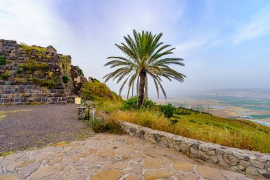 Aşağı Ürdün Vadisi manzarası, Belvoir Kalesi, Kuzey İsrail