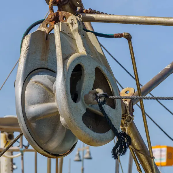 Stock image View of old fishing gear in the historic port of Jaffa, now part of Tel-Aviv-Yafo, Israel