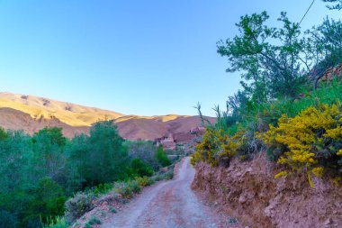 Dades Gorge manzarası, Yüksek Atlas Dağları, Orta Fas