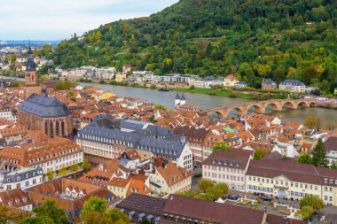 Heidelberg, Almanya - 13 Ekim 2024: Heidelberg, Baden-Wurttemberg, Almanya