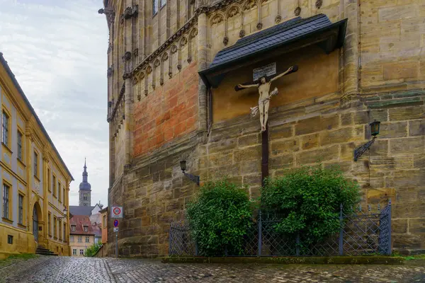 Bamberg, Almanya - 08 Ekim 2024: Bamberg, Almanya 'daki Our Lady Parish Kilisesi