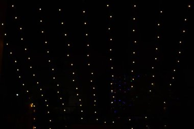 Koyu arkaplanda ışıklar