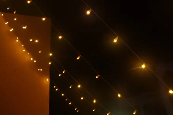 Noel ve yılbaşı dekorasyon ışıklar