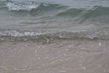 Deniz dalga ve kum arka plan