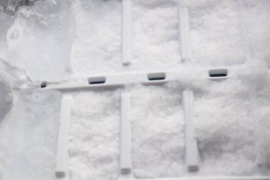 bir kabın içinde buz küpü