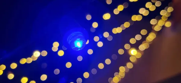 Bokeh ışıkları ile soyut noel arkaplanı