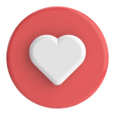 İkon gibi. Üç boyutlu simge. 3B illüstrasyon.