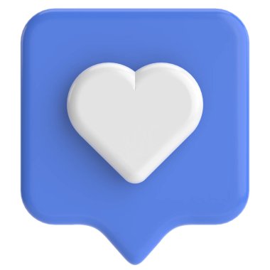 İkon gibi. Üç boyutlu simge. 3B illüstrasyon.