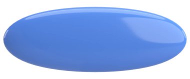 Üç boyutlu düğme. Boş tuş. 3B illüstrasyon.