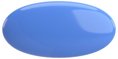 Üç boyutlu düğme. Boş tuş. 3B illüstrasyon.