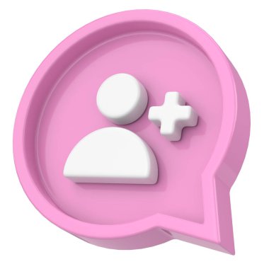 Simgeyi kaydet, simgeyi takip et. 3B illüstrasyon.