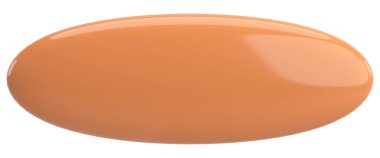 Üç boyutlu düğme. Boş tuş. 3B illüstrasyon.