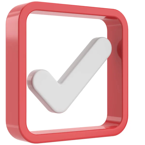 Checkbox Check Mark Illustration — Stock Photo, Image