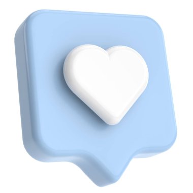 İkon gibi. Üç boyutlu simge. 3B illüstrasyon.