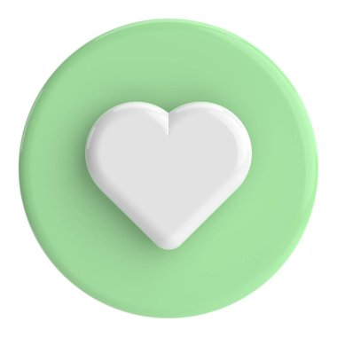 İkon gibi. Üç boyutlu simge. 3B illüstrasyon.